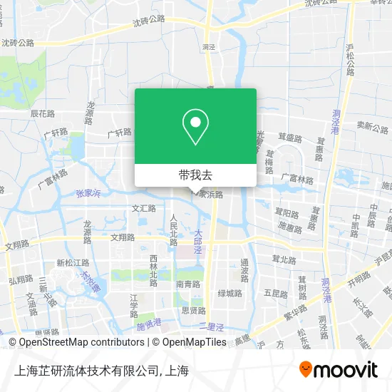 上海芷研流体技术有限公司地图