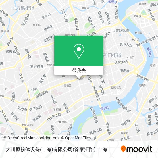 大川原粉体设备(上海)有限公司(徐家汇路)地图