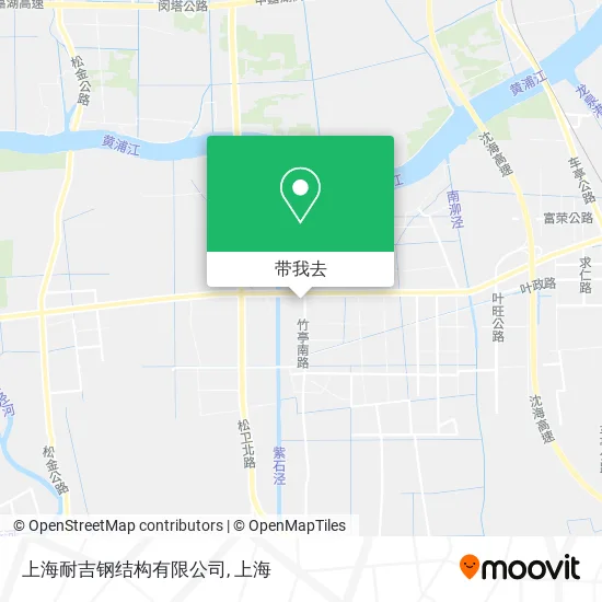 上海耐吉钢结构有限公司地图