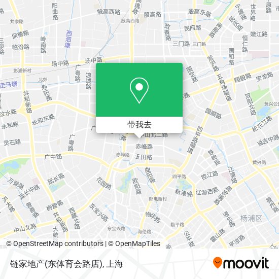 链家地产(东体育会路店)地图