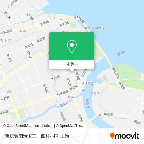 宝房集团海滨三、四村小区地图