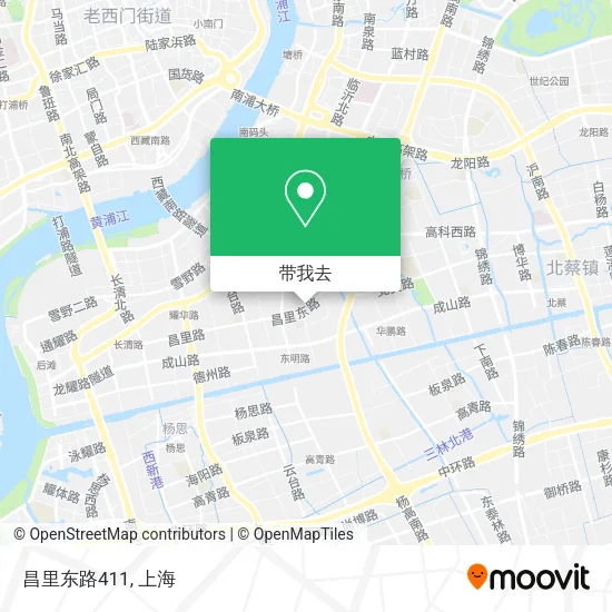 昌里东路411地图