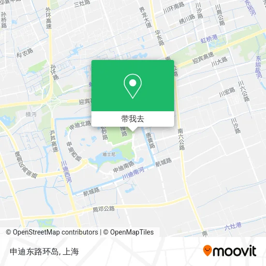 申迪东路环岛地图