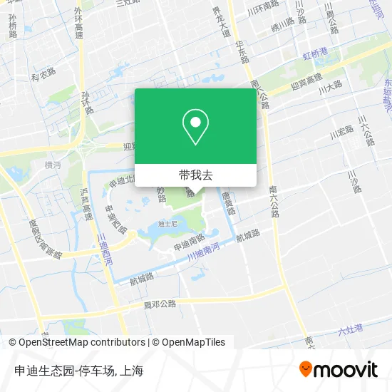 申迪生态园-停车场地图