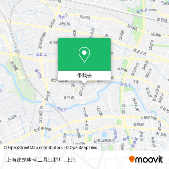 上海建筑电动工具江桥厂地图