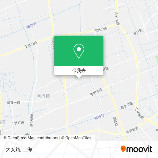 大安路地图