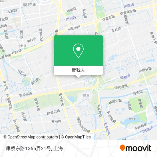 康桥东路1365弄21号地图