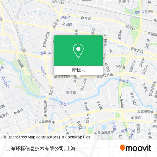 上海环标信息技术有限公司地图