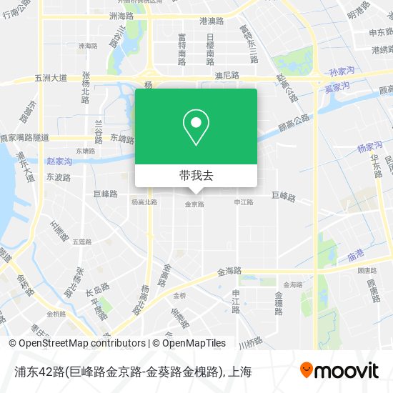 浦东42路(巨峰路金京路-金葵路金槐路)地图