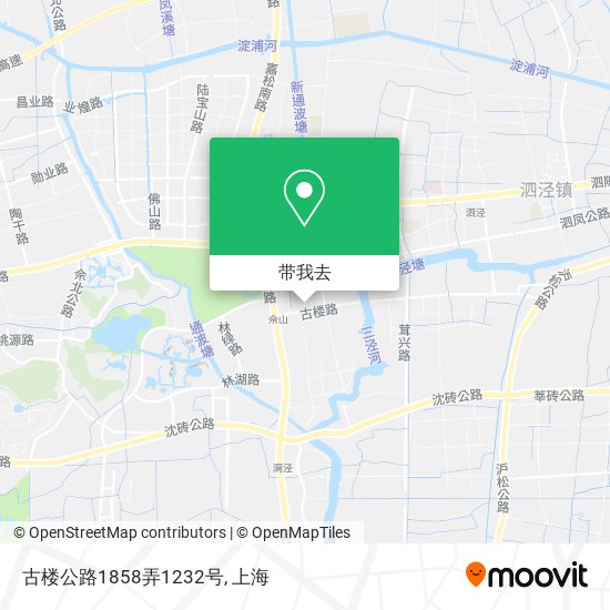 古楼公路1858弄1232号地图