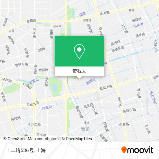 上丰路536号地图