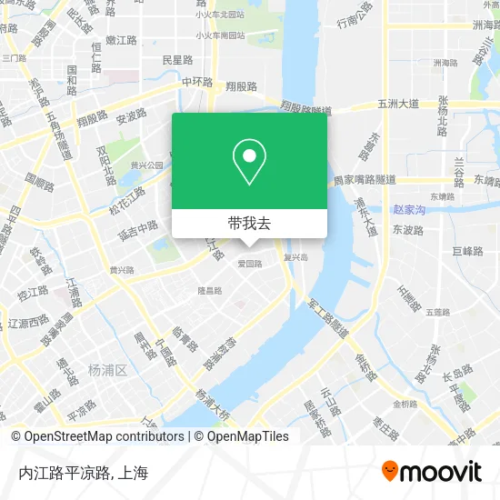 内江路平凉路地图