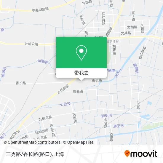 三秀路/香长路(路口)地图