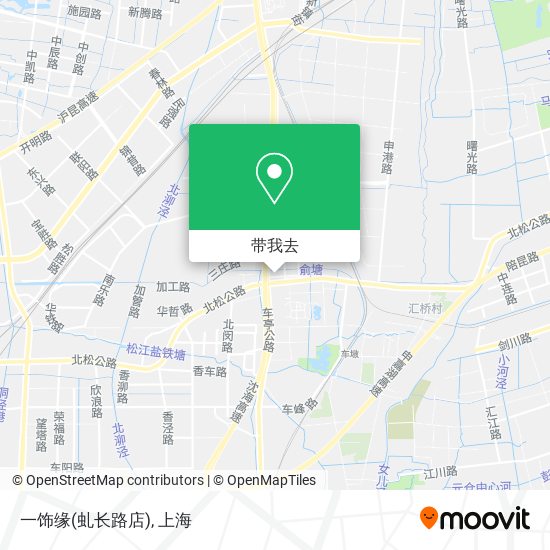 一饰缘(虬长路店)地图