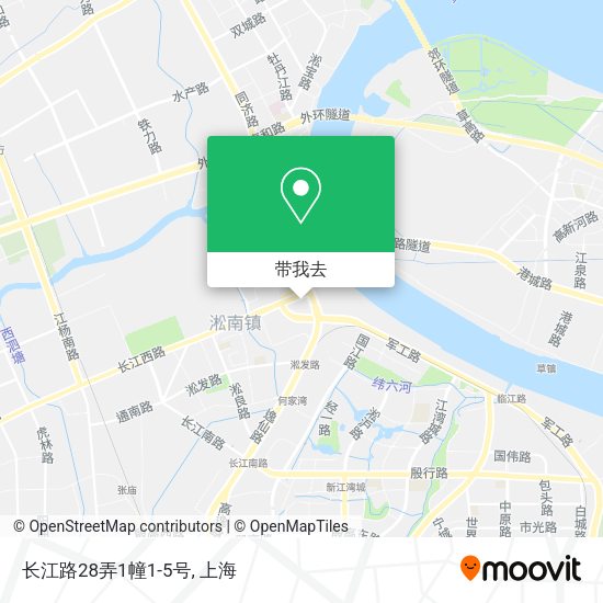 长江路28弄1幢1-5号地图