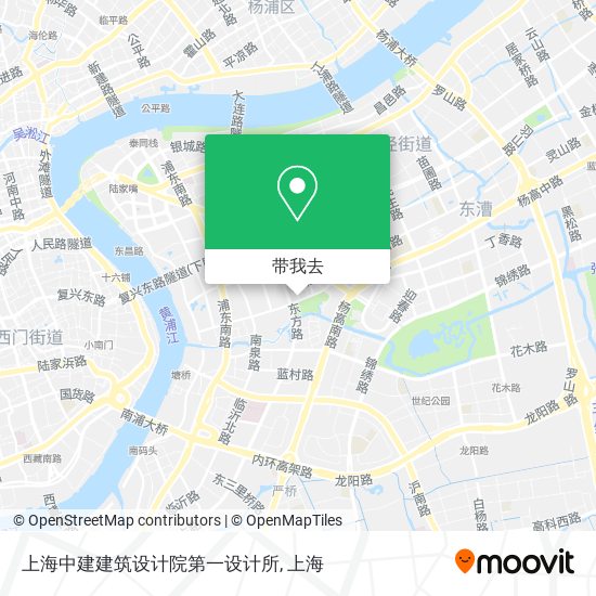 上海中建建筑设计院第一设计所地图