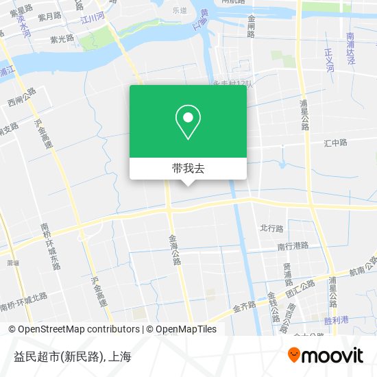 益民超市(新民路)地图