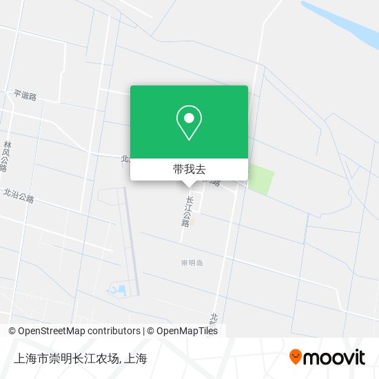 上海市崇明长江农场地图