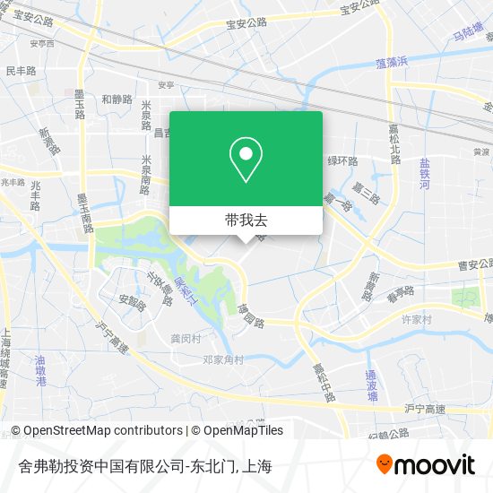 舍弗勒投资中国有限公司-东北门地图