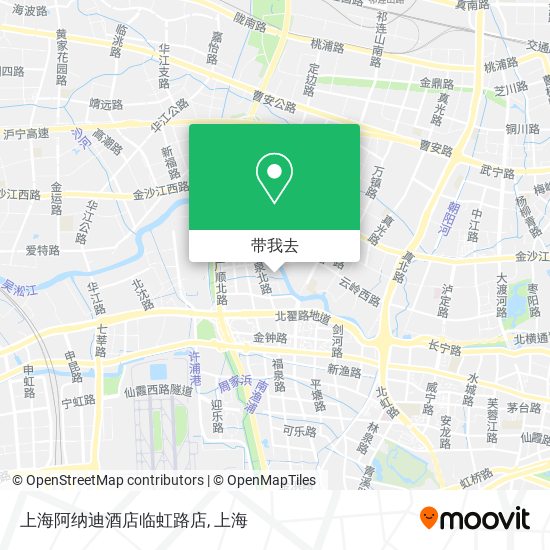 上海阿纳迪酒店临虹路店地图