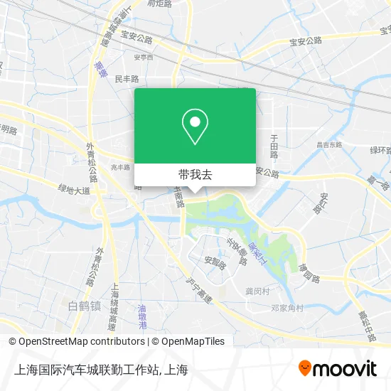 上海国际汽车城联勤工作站地图