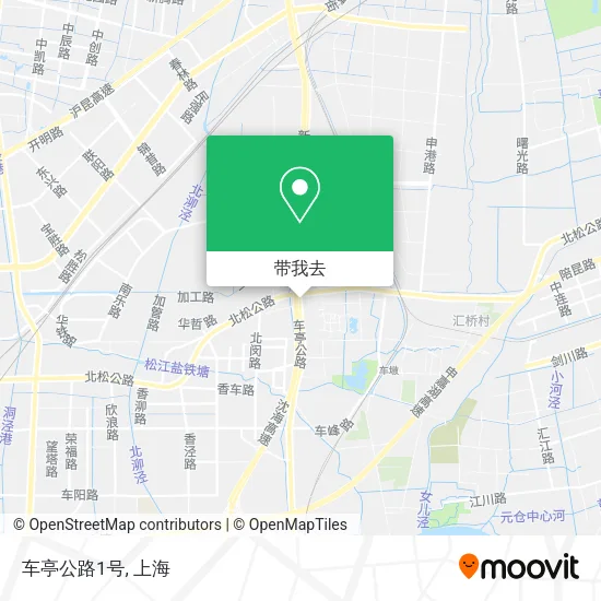 车亭公路1号地图