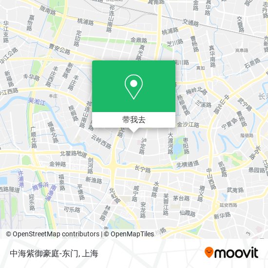 中海紫御豪庭-东门地图