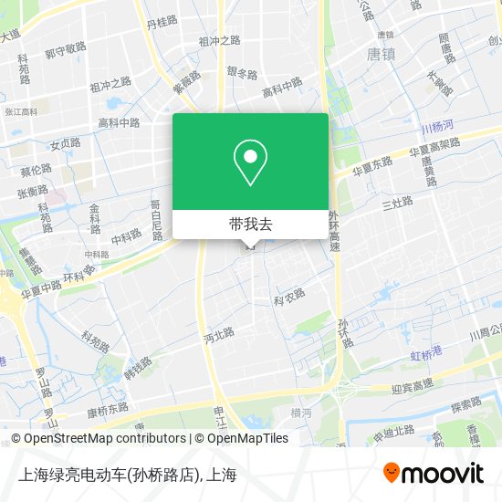 上海绿亮电动车(孙桥路店)地图