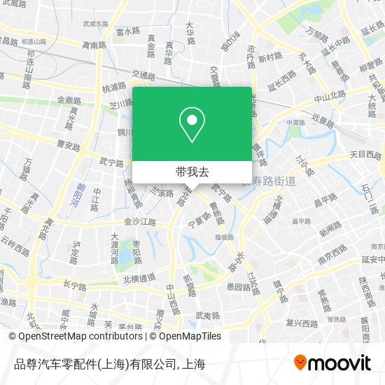 品尊汽车零配件(上海)有限公司地图