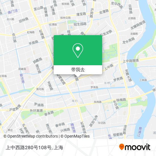 上中西路280号108号地图