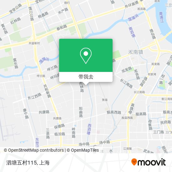 泗塘五村115地图