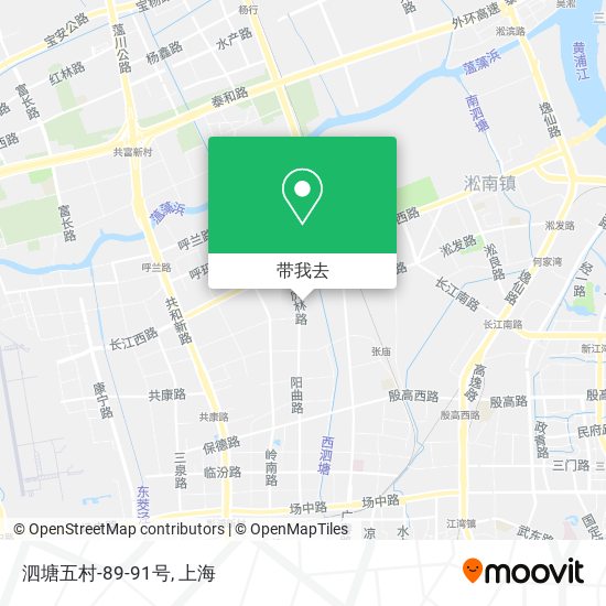 泗塘五村-89-91号地图