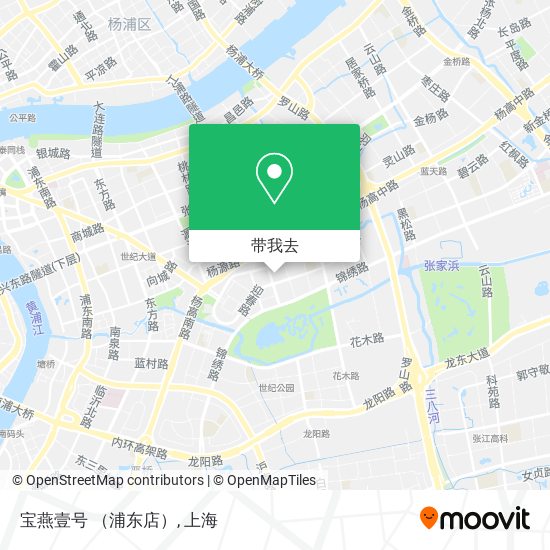 宝燕壹号 （浦东店）地图