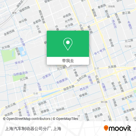 上海汽车制动器公司分厂地图