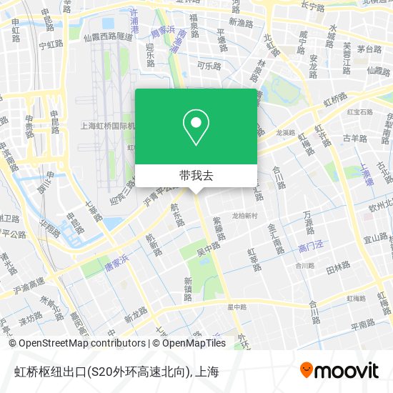 虹桥枢纽出口(S20外环高速北向)地图