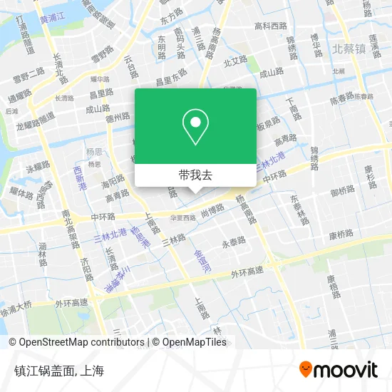 镇江锅盖面地图