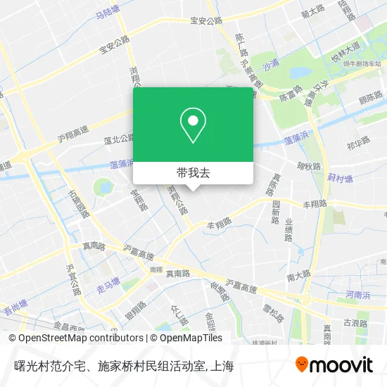 曙光村范介宅、施家桥村民组活动室地图