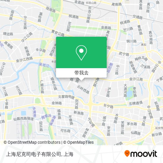 上海尼克司电子有限公司地图