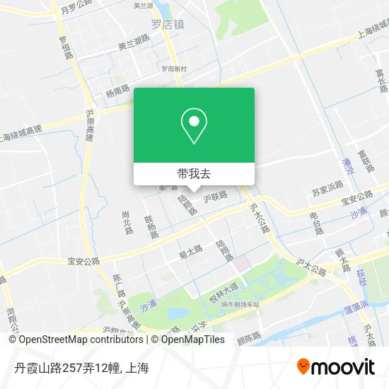 丹霞山路257弄12幢地图