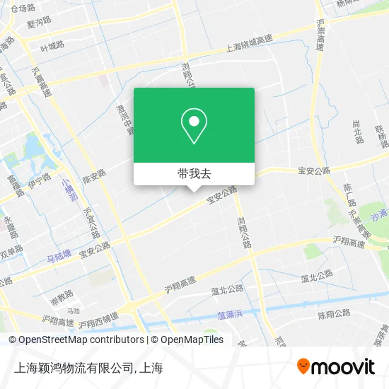 上海颖鸿物流有限公司地图