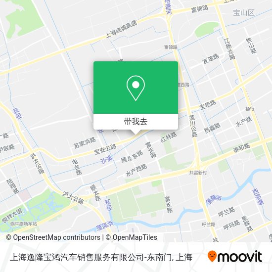 上海逸隆宝鸿汽车销售服务有限公司-东南门地图