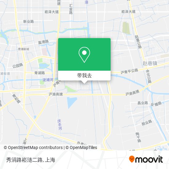 秀涓路崧涟二路地图