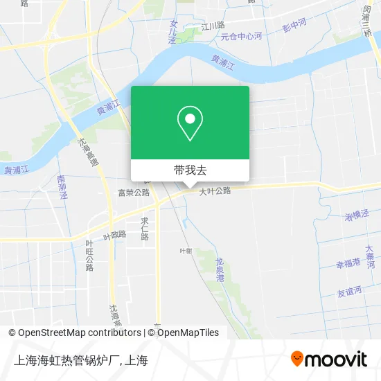 上海海虹热管锅炉厂地图