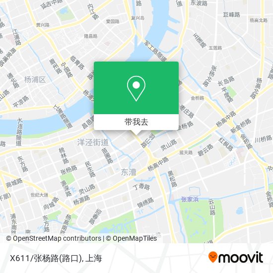 X611/张杨路(路口)地图