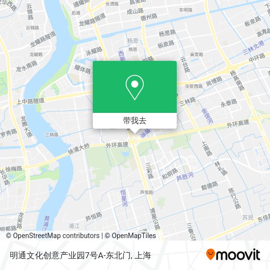 明通文化创意产业园7号A-东北门地图