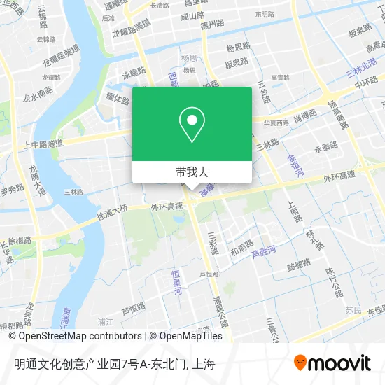 明通文化创意产业园7号A-东北门地图