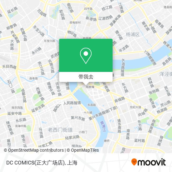 DC COMICS(正大广场店)地图