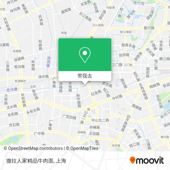 撒拉人家精品牛肉面地图