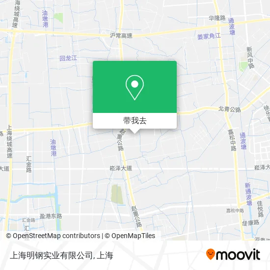 上海明钢实业有限公司地图