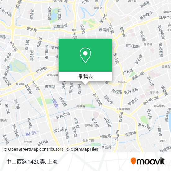 中山西路1420弄地图